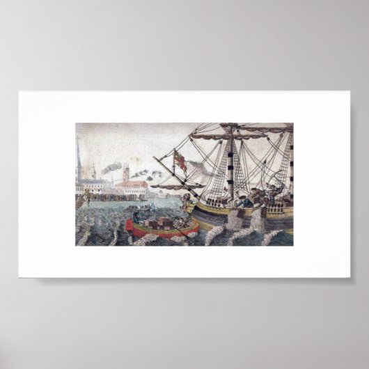 Poster Boston Tea Party (Devant)