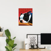 Poster Boston Terrier (Bureau à domicile)