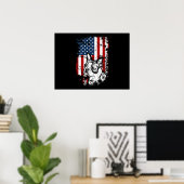 Poster Boston terrier (Bureau à domicile)