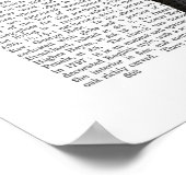 Poster Boston Terrier avec Rose dans la bouche (Coin)