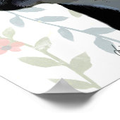 Poster Boston Terrier avec Rose sur Head (Coin)