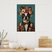 Poster Boston Terrier In Suit Poster, Boston Terrier (Cuisine)