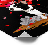 Poster Boston Terrier Lover Heart Shape Boston Terrier Va (Coin)