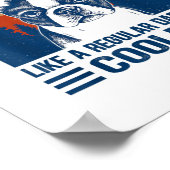 Poster Boston Terrier Papa Fête des pères (Coin)