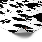 Poster Boston Terriers Paw (Coin)