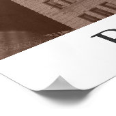 Poster Boston - "Ville éclairée" (Coin)