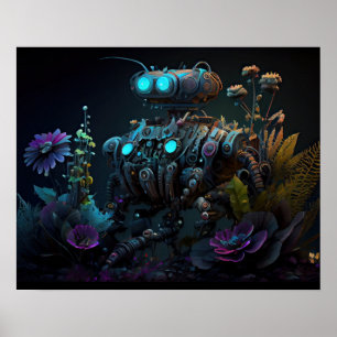 Poster Bot de jardin tropical