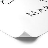 Poster Botanical Celebrating the Life of Photo Memorial (Coin)