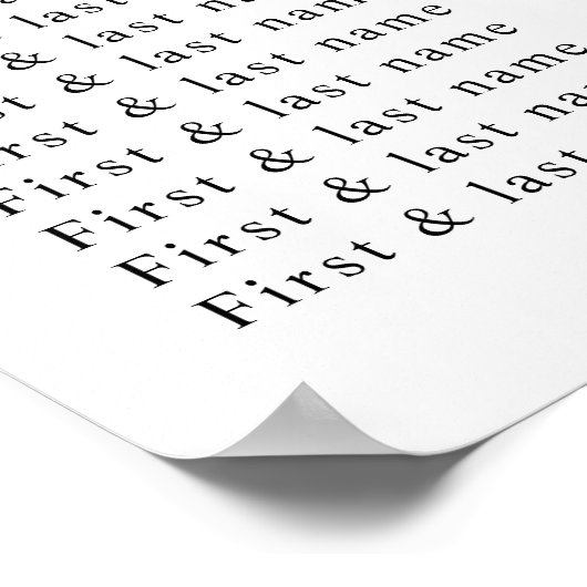 Poster Botanical Greenery Welcome Mariage Seating Chart (Coin)