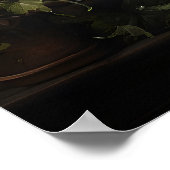 Poster Botanical Skeleton Library Print, Dark Academia (Coin)