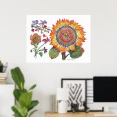 Poster botanique46 (Bureau à domicile)