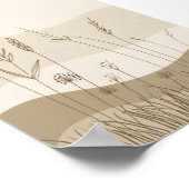 Poster Botanique Boho (Coin)