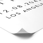 Poster Botanique Bourgogne et Fête des mariées de Fig Bie (Coin)