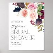 Poster Botanique Bourgogne et Fête des mariées de Fig Bie (Devant)