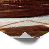 Poster Botanique de fruits de poire juteuse (Coin)