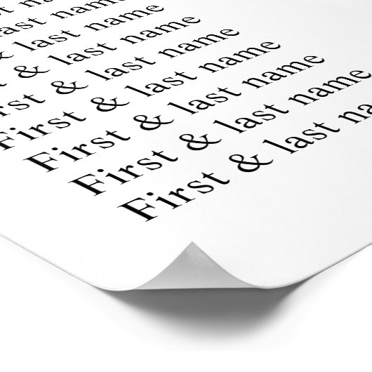 Poster Botanique Eucalyptus Verdure Mariage Siège (Coin)