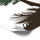 Poster botanique russe Fleur sauvage (Coin)