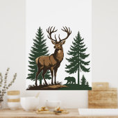 Poster botanique russe Fleur sauvage (Cuisine)