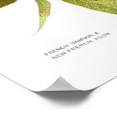 Poster botanique vintage - Plum (Coin)