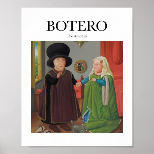 Poster Botero - L'Arnolfini (Devant)