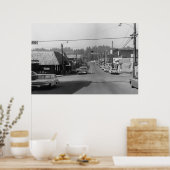 Poster Bothell, WA - Downtown Street Photographie de scèn (Cuisine)