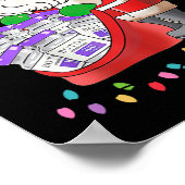 Poster Botox Infirmière Noël Esthétique Injecto Boto (Coin)