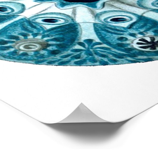 Poster Botryllus Polycyclus Ernst Haeckel Fine Art (Coin)