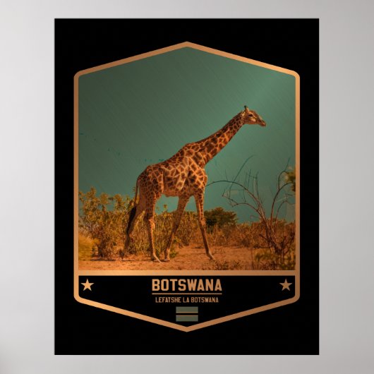 Poster Botswana (Devant)
