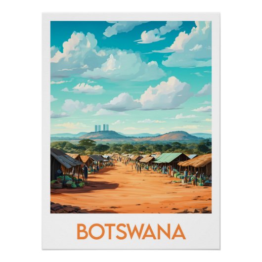 Poster Botswana Perfect Poster (Voorkant)