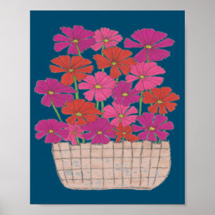 Poster Botte de Cosmos brillants
