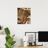 Poster Bottes Cowboy sur la clôture 2 (Bureau à domicile)