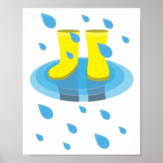 Poster Bottes de pluie (Devant)