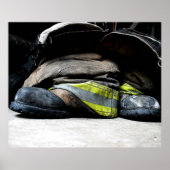 Poster Bottes de pompiers (Devant)