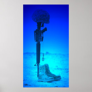 Poster Bottes d'étiquettes de chien de fusil