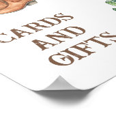 Poster bottes et mousseux Cartes de douche nuptiale et ca (Coin)