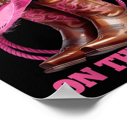 Poster Bottes Mignonnes Sur Le Sol Distance Ouest C (Coin)