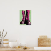Poster Bottes roses (Cuisine)