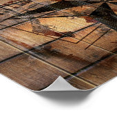 Poster Bottes Russe Texas Star Western Pistol Cowboy (Coin)