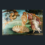 Poster BOTTICELLI - La naissance de Vénus 1483<br><div class="desc">BOTTICELLI - La naissance de Vénus 1483. Température sur toile ; reproduction</div>