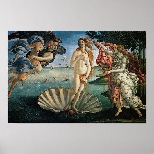 Poster Botticelli Naissance de Vénus (Devant)