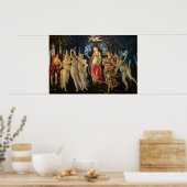 Poster Botticelli Primavera Renaissance Florale Déesse (Cuisine)