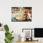 Poster Botticelli restauré et recoloré Naissance de Vénus (Bureau à domicile)