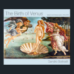 Poster Botticelli restauré et recoloré Naissance de Vénus<br><div class="desc">L'une des plus belles peintures de l'histoire, soigneusement numériquement restaurée, égayée et recolorée pour aujourd'hui. Vous cherchez une affiche vibrante pour la naissance de Vénus ? Peinte de 1483 à 1485, l'emblématique Nascita di Venere de Sandro Botticelli (La naissance de Vénus) représente la déesse de l'Amour, Vénus, ayant émergé de...</div>