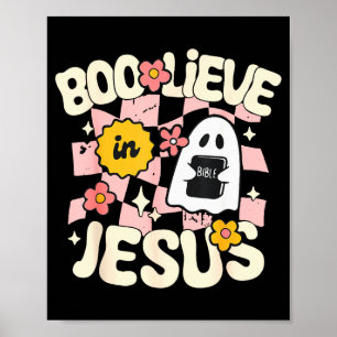Poster Bou amour en Jésus drôle Halloween chrétien mignon