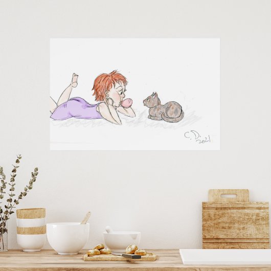 Poster Boubblegum-Tails&Tots (Cuisine)