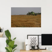 Poster Bouche dans le champ de maïs (Bureau à domicile)