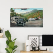 Poster Bouche de la scène du canyon de Topango (Bureau à domicile)