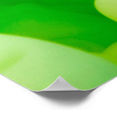 Poster Bouche d'encre dans le fond d'eau abstrait, arrièr (Coin)