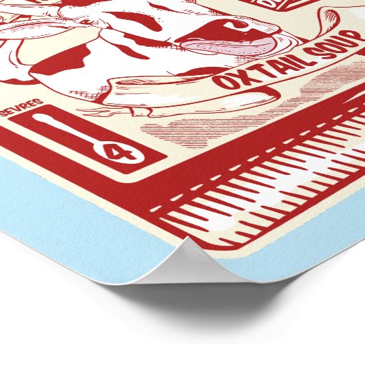 Poster Bouche Oxtail (Coin)