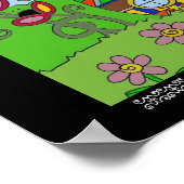 Poster Bouche sur une maison Pysanka (Coin)